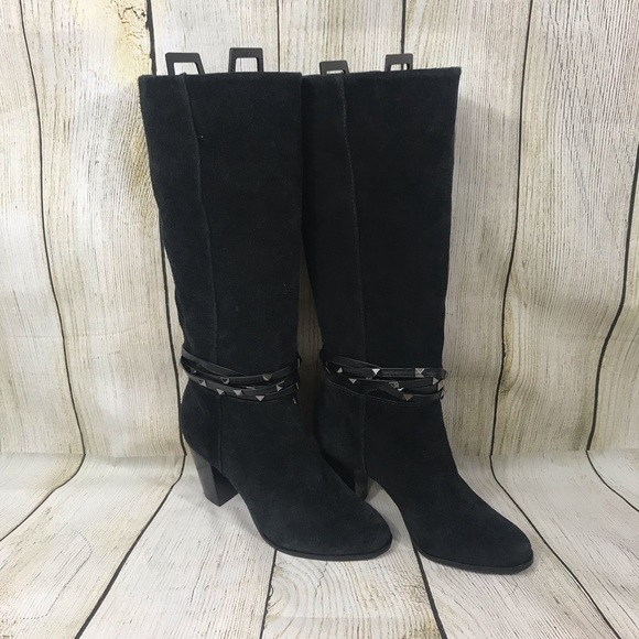 Antonio Melani Binx Studded Suede Boots SIZE 10 - Picture 2 of 8